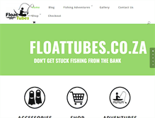 Tablet Screenshot of floattubes.co.za